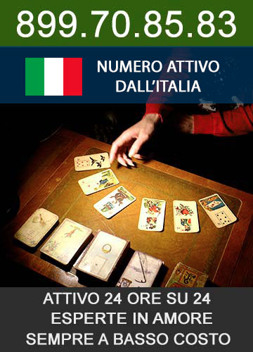 899 di cartomanzia telefonica per chi vive in Italia
